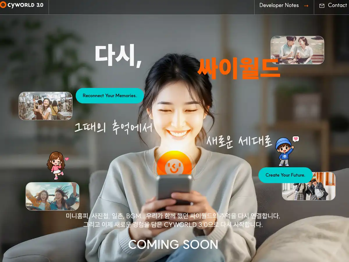 싸이월드 3.0 확인된 일정과 상태