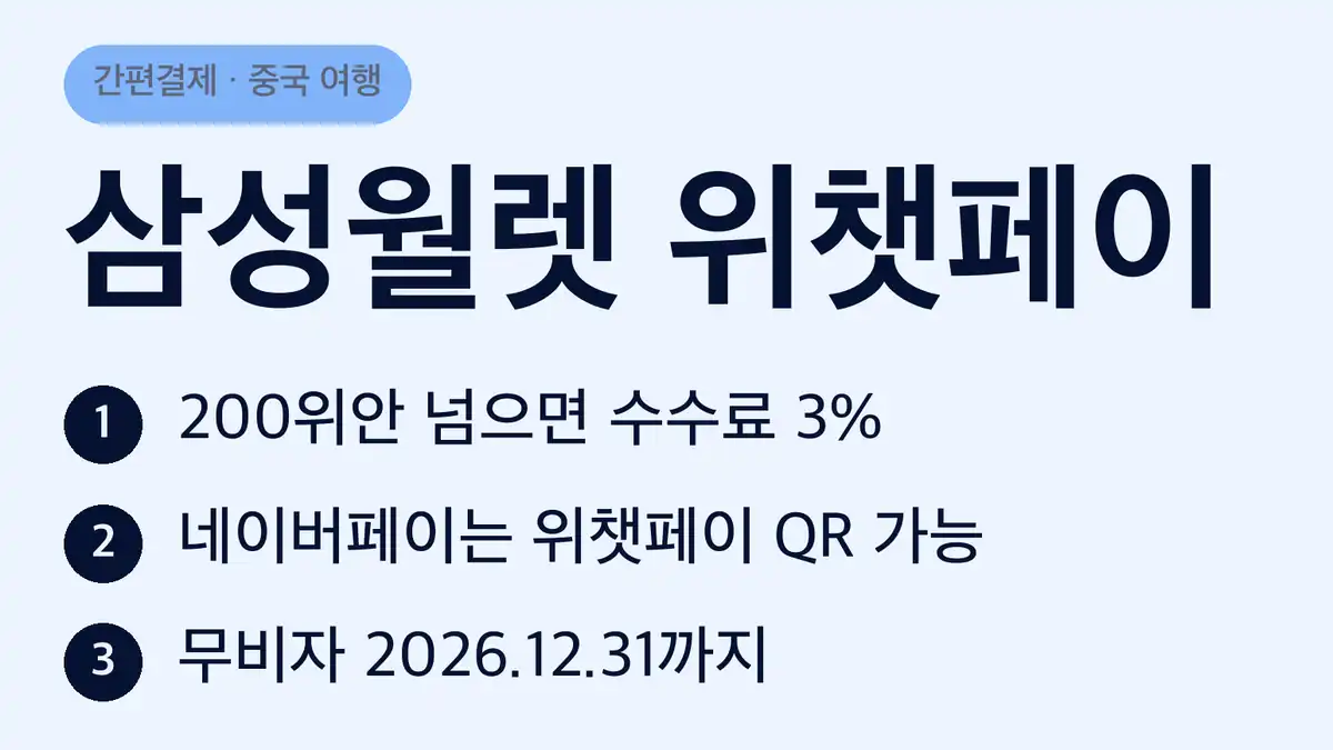 삼성월렛 위챗페이 보도 내용